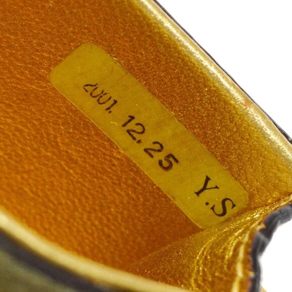 CHANEL CC Mini Chain Shoulder Pochette Khaki Gold Fur Leather - Picture 7 of 10